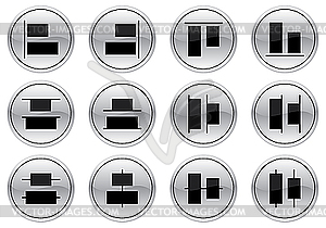 Gadget icons set - vector clipart