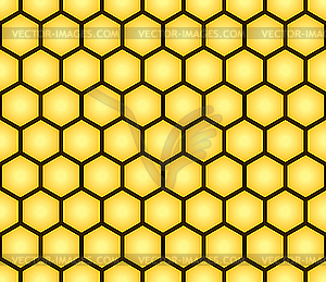 Seamless pattern of honeycomb form - vector clipart