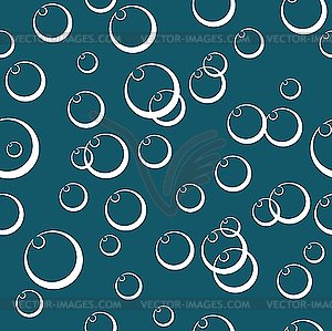 Bubbles background. Seamless. - vector image