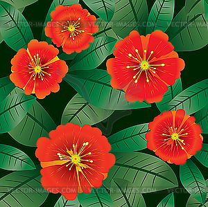Flowers background - vector clip art