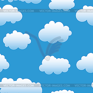 Clouds background. - vector image