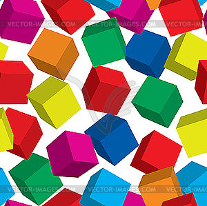 Cube background - vector clipart