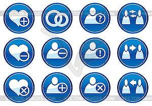 Icons for gadget - vector image