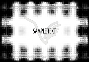 Black tiles frame - vector clipart