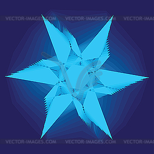 Асимметричный геометрический узор - изображение в векторе