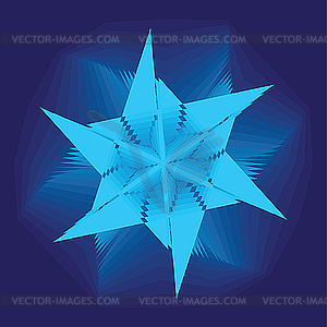 Asymmetrical geometrical pattern - vector clipart