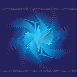 Asymmetrical geometrical pattern - vector image