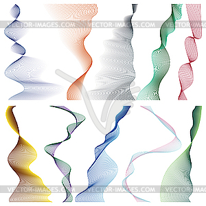 Color linear stripes - vector clipart / vector image