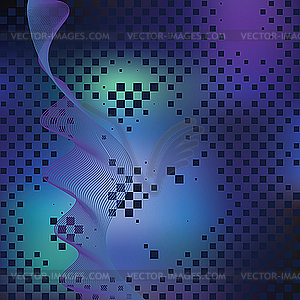 Abstract elegance background with tiles. - vector clipart