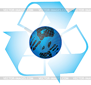 Save our planet - vector clipart