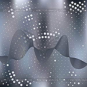 Abstract elegance background with dots - vector image