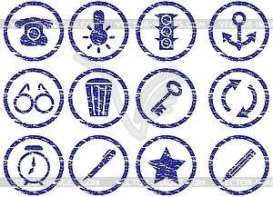 Gadget icons set - vector image