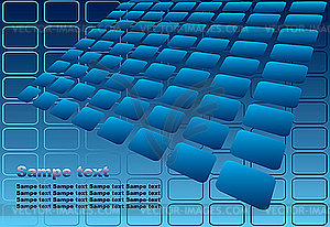 Blue tiles background - vector clip art