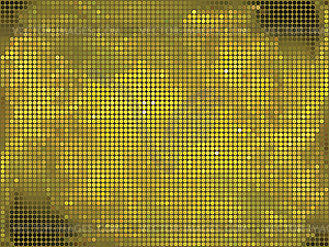 Abstract yellow tiles background - vector clip art