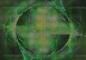 Абстрактный зеленый фон из плиток - изображение в формате EPS