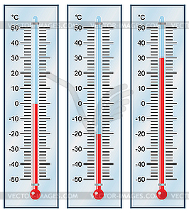 Thermometers - vector clip art