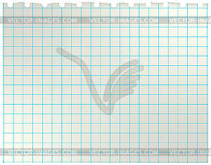 Blank paper sheet - vector image