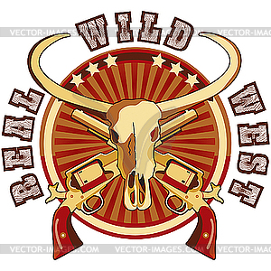 Real Wild West - vector image