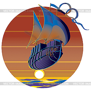 Sunset - vector clipart