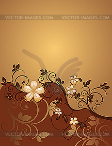 Floral pattern - royalty-free vector clipart