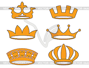 Crowns - vector image