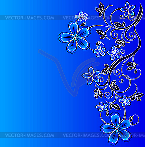 Floral decor  - vector clipart