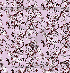 Seamless floral pattern  - vector clip art