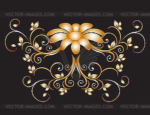 Floral decor - vector clip art