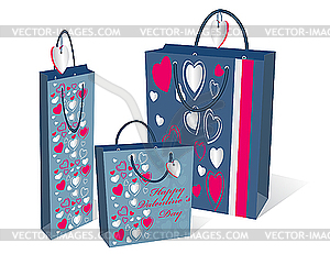 Gifts bag set  - vector image