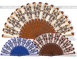 Handmade fan  - vector clipart