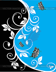 Floral background  - vector clip art