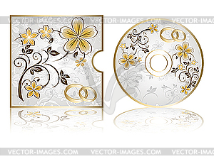 Свадебный CD-дизайн - графика в векторном формате
