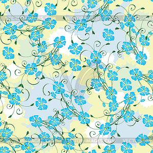 Seamless floral background - vector EPS clipart