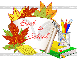 Back to school - vector clipart