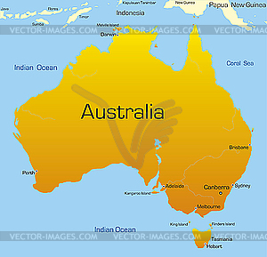 Australia - vector clipart