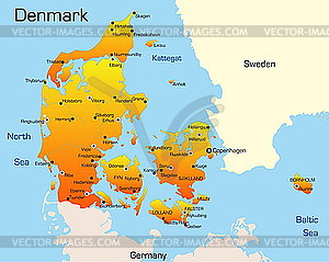 Denmark - vector clipart