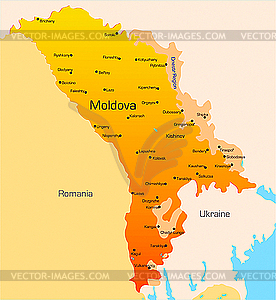 Moldova - vector clipart