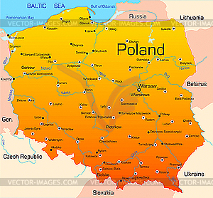 Poland - vector clipart