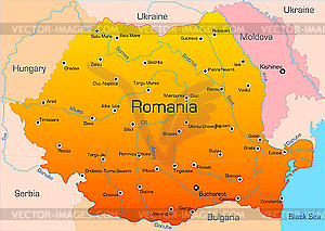 Romania - vector clipart