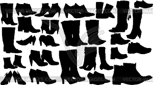 Fashion women shoes vector - vector EPS clipart