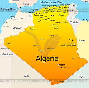 Algeria - vector clipart