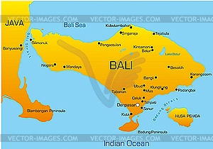 Bali - vector clip art