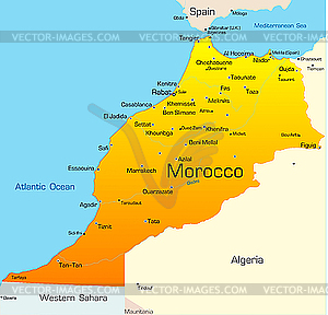 Morocco - vector clipart