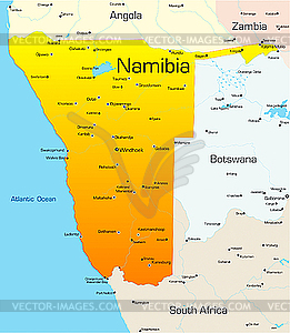 Namibia  - vector clip art