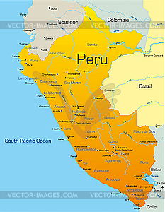 Peru - vector clipart