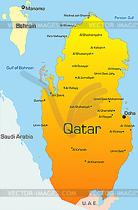 Qatar - vector clipart