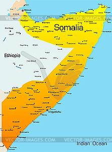 Somalia - vector clipart