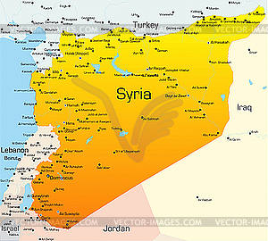 Syria  - vector image