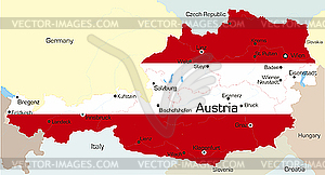 Австрия - векторный рисунок