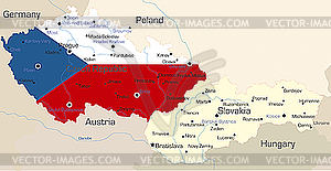 Czech Republic - vector image